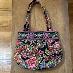 Vera Bradley Colorful Floral Shoulder Bag